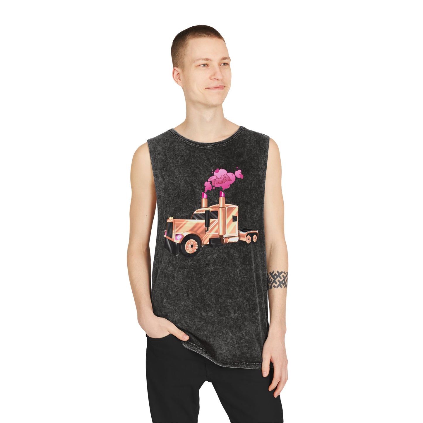 Unisex Stonewash Tank Top
